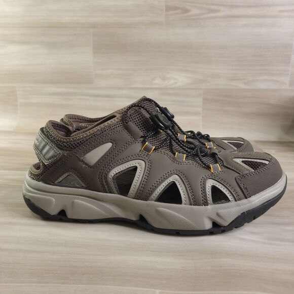 Eddie Bauer Laketrail Water Sandal Mens Size 9 M Bungee Lace Lightweight Outdoor - Picture 1 of 13